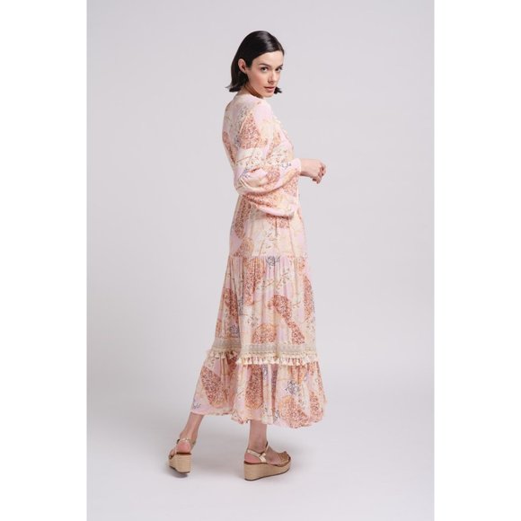 Aloha Boho Printed Maxi Dress - Picture 3 of 7